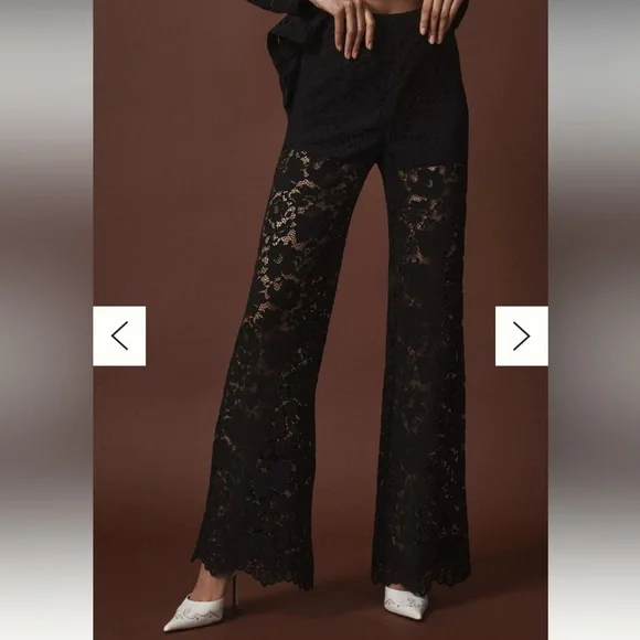 Sans Faff London Lace Flared Pants - Picture 2 of 9